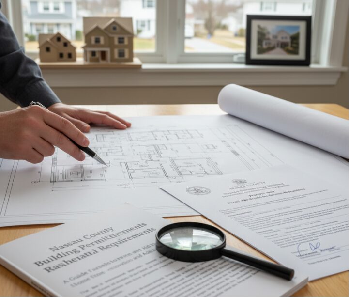What are the building permit requirements in Nassau County for home renovations?
