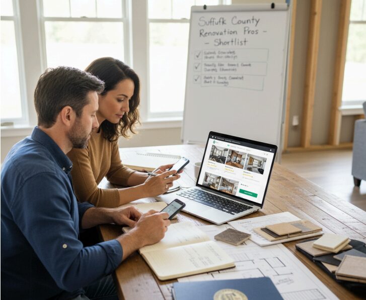 How do I find reliable interior renovation contractors in Suffolk County?